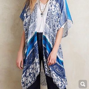Anthropologie Subtle Luxury Kimono-One Size